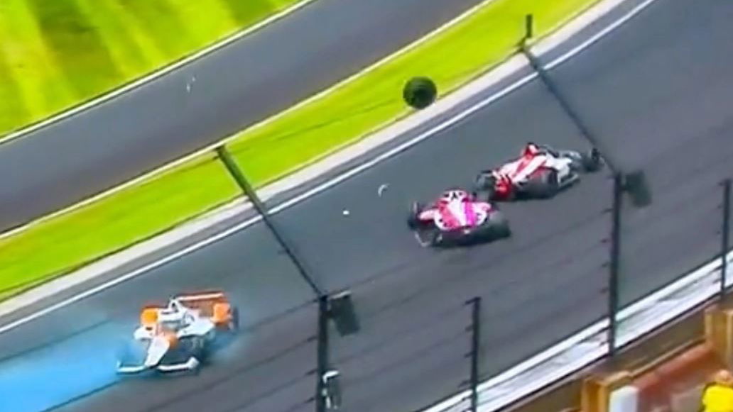 Indy 500 Crash Tire